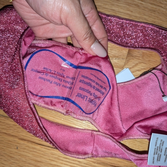 NWT OSEREE LUMIERE BIKINI BOTTOMS IN RASPBERRY - Picture 4 of 6